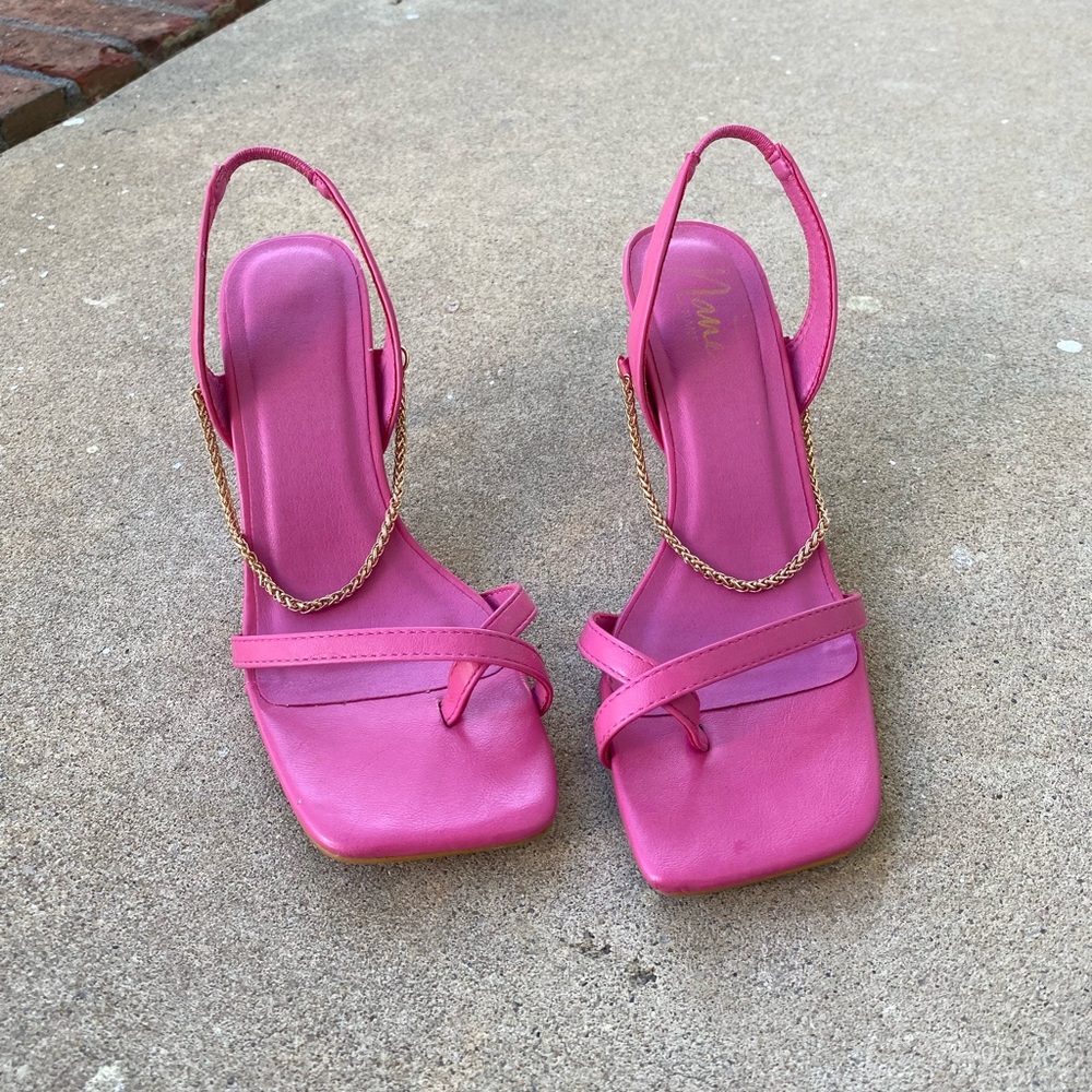 Nanette Lepore Hot Pink Heels